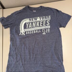 Majestic Blue New York Yankees Tee